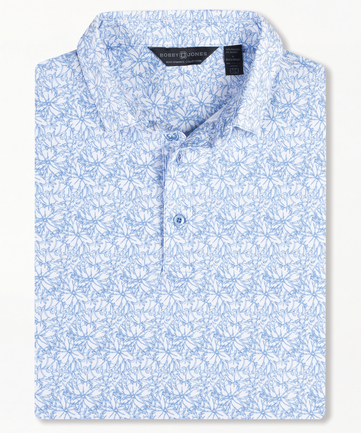 Performance Azalea Print Jersey Polo