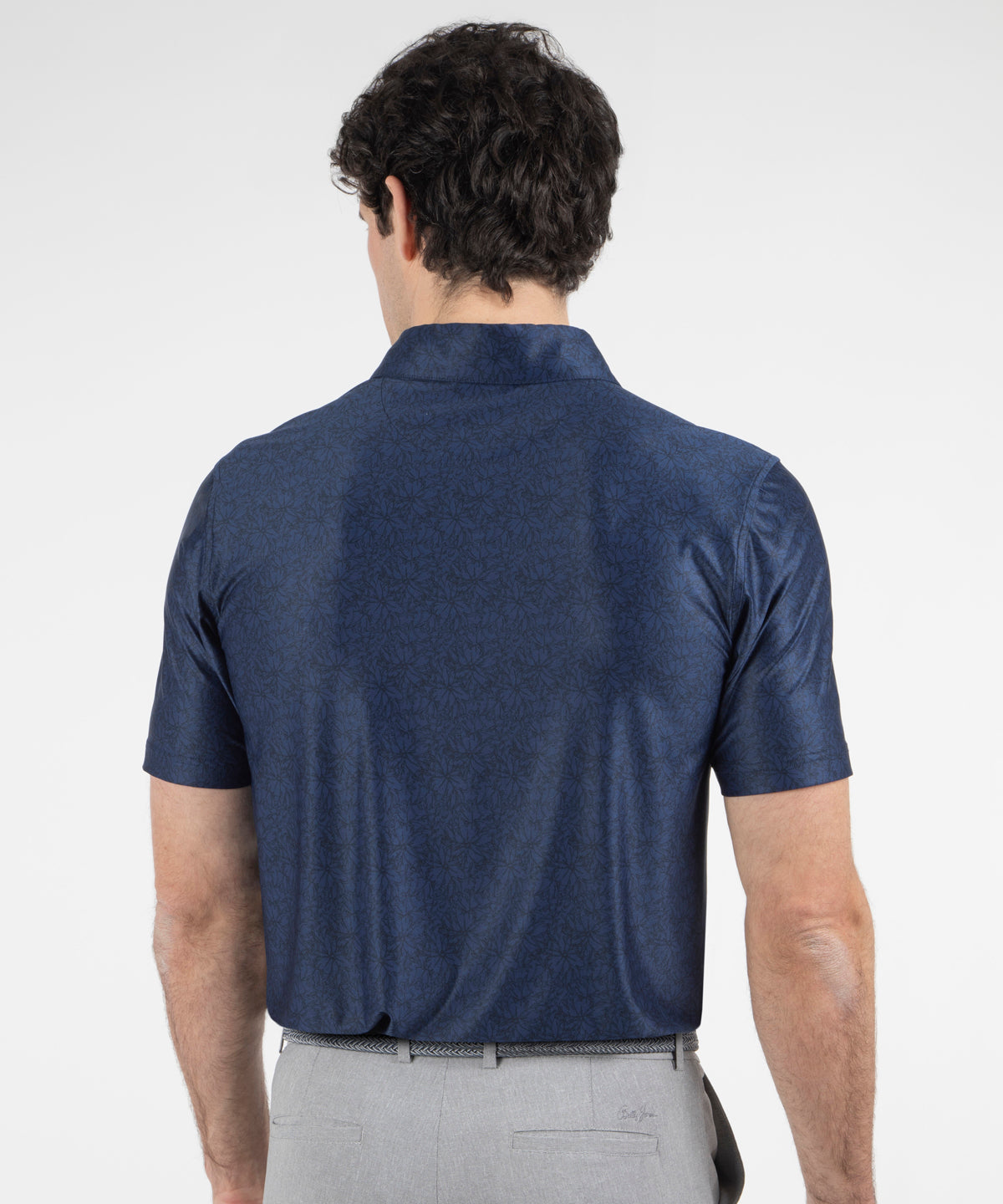 Performance Azalea Print Jersey Polo