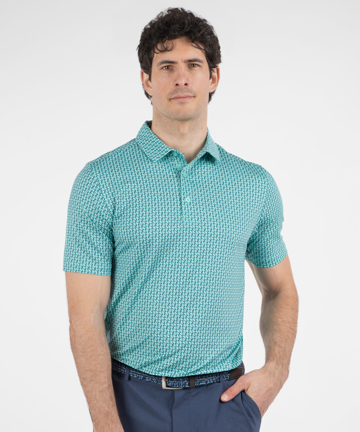 Performance North Shore Print Jersey Polo