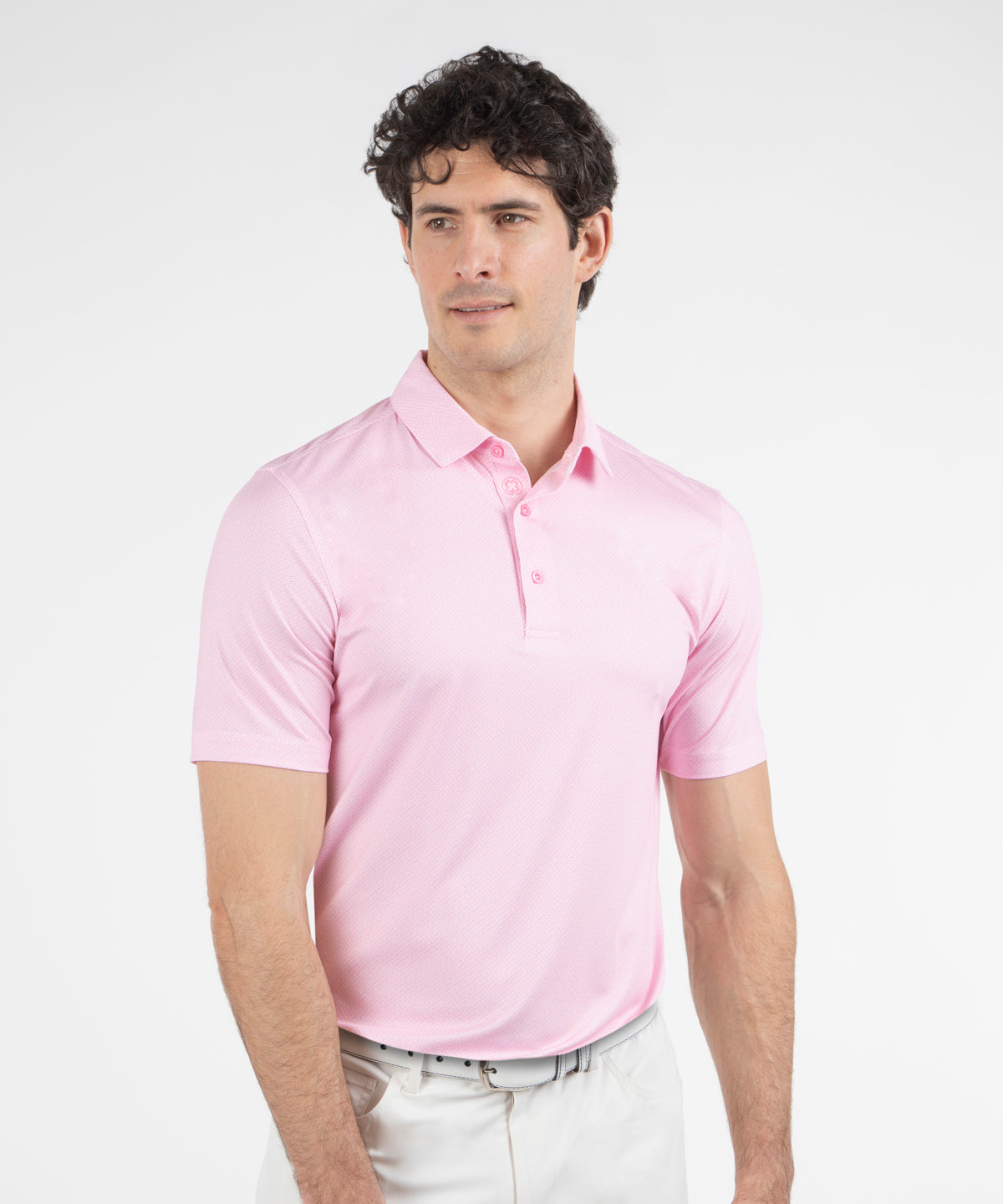 Performance Cyber Print Jersey Polo