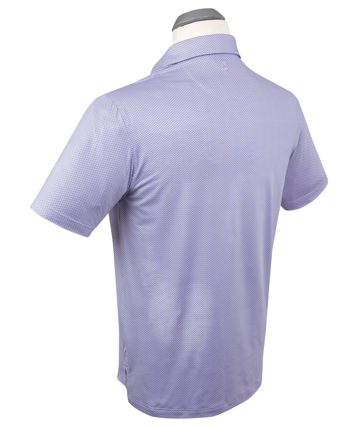 Performance Hexagon Print Jersey Polo