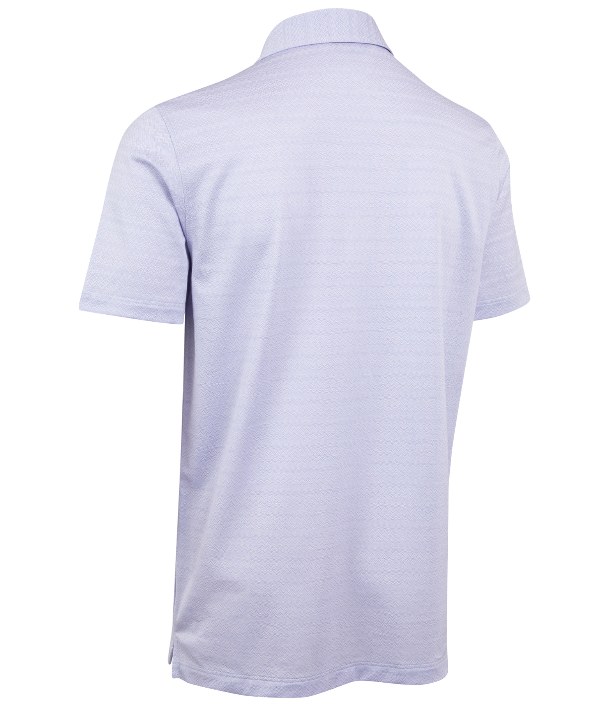 Heritage Varenna Chevron Jacquard Italian Cotton Short-Sleeve Polo