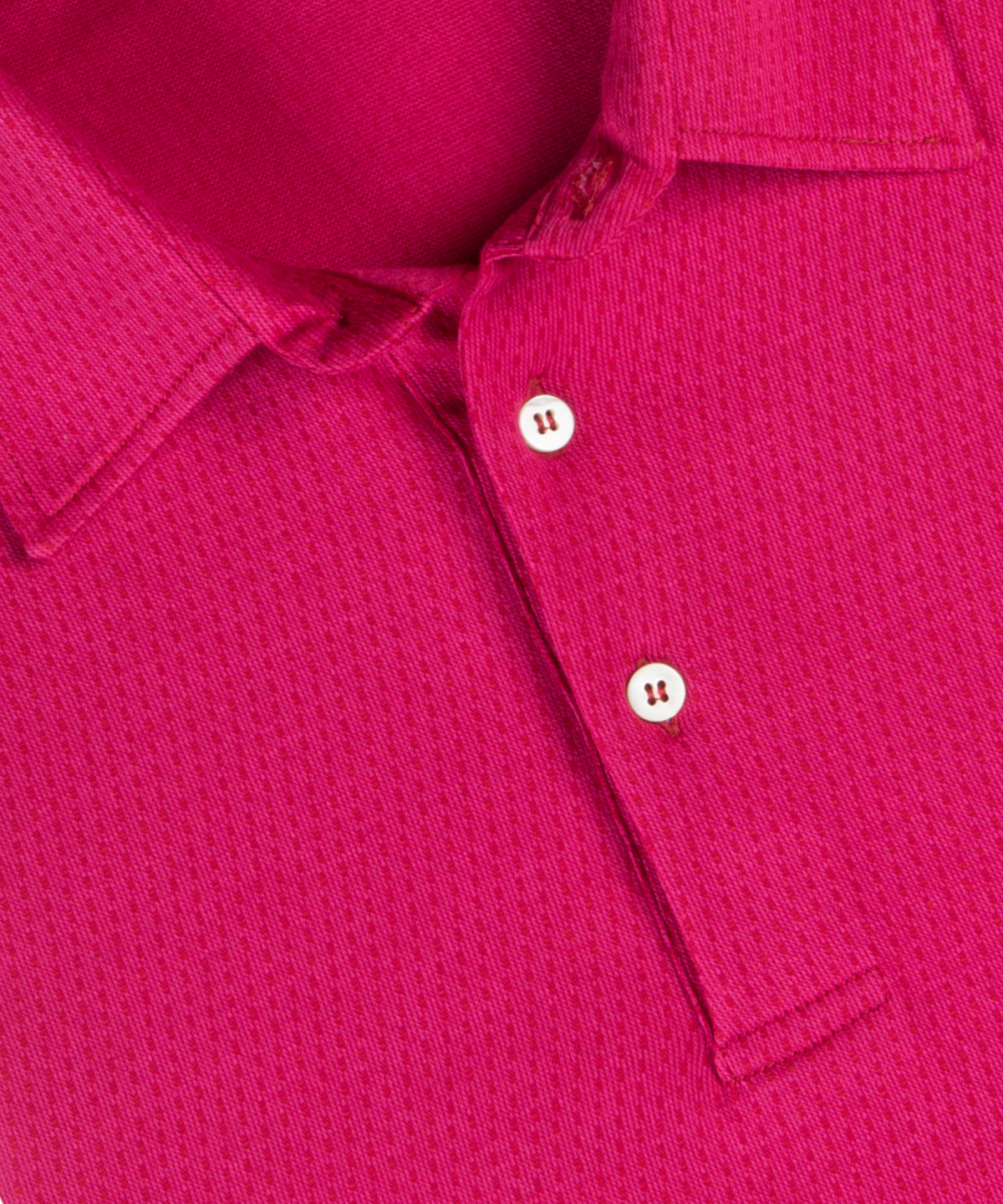 Heritage Cortina Micro Grid Jacquard Italian Cotton Short-Sleeve Polo