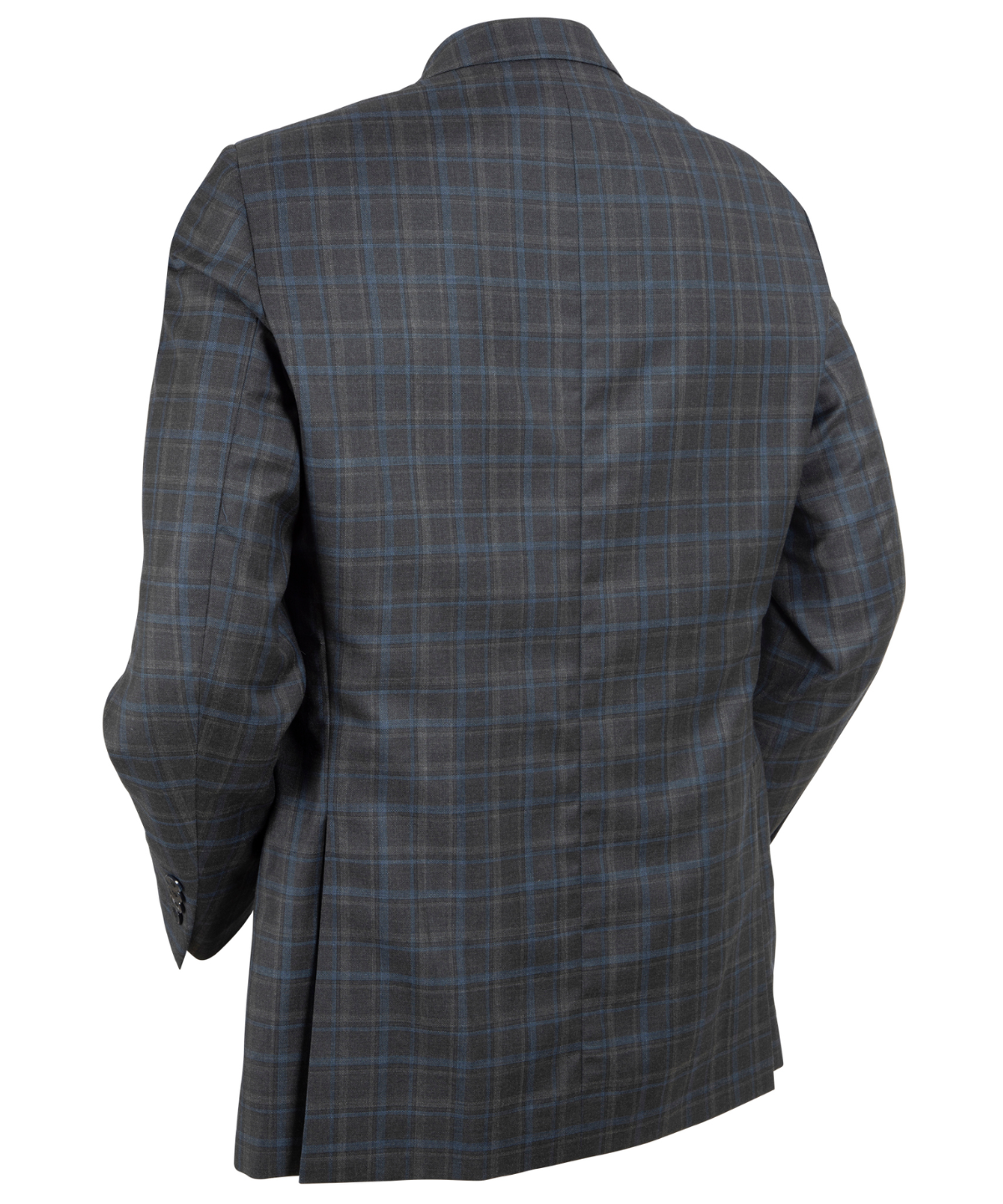 Signature Wool Charcoal Plaid Sport Coat