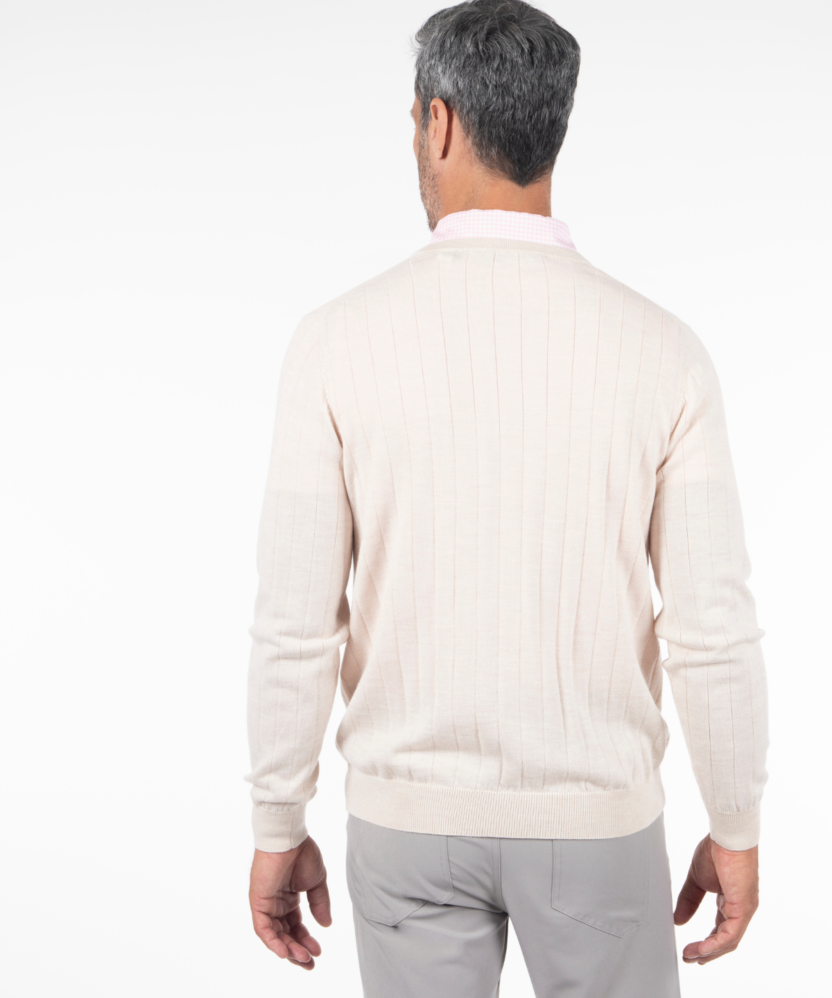 Signature Merino V-neck Pullover Sweater