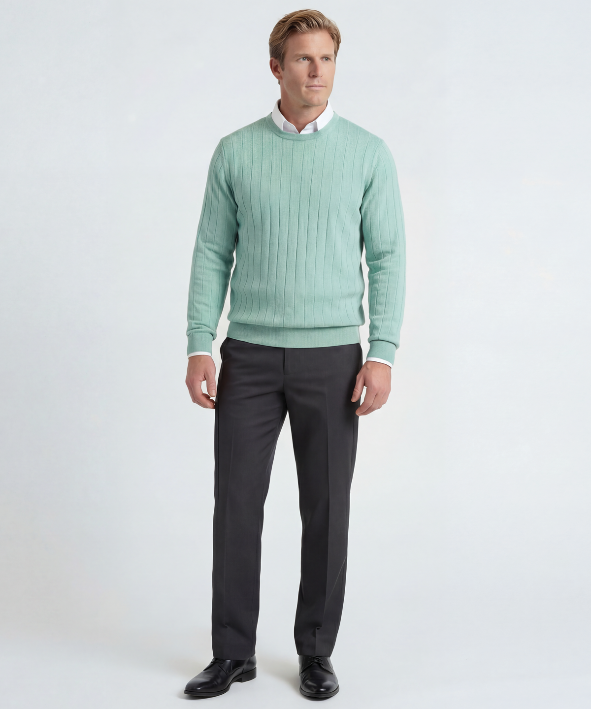 Signature Merino Crew Neck Pullover
