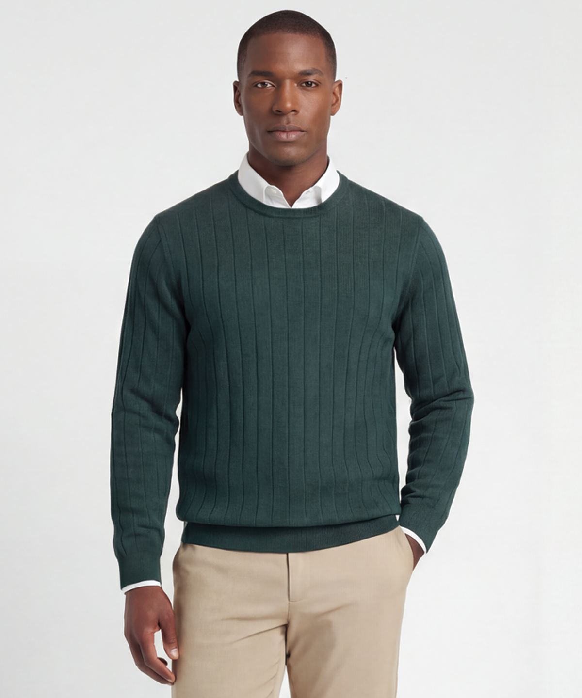 Signature Merino Crew Neck Pullover