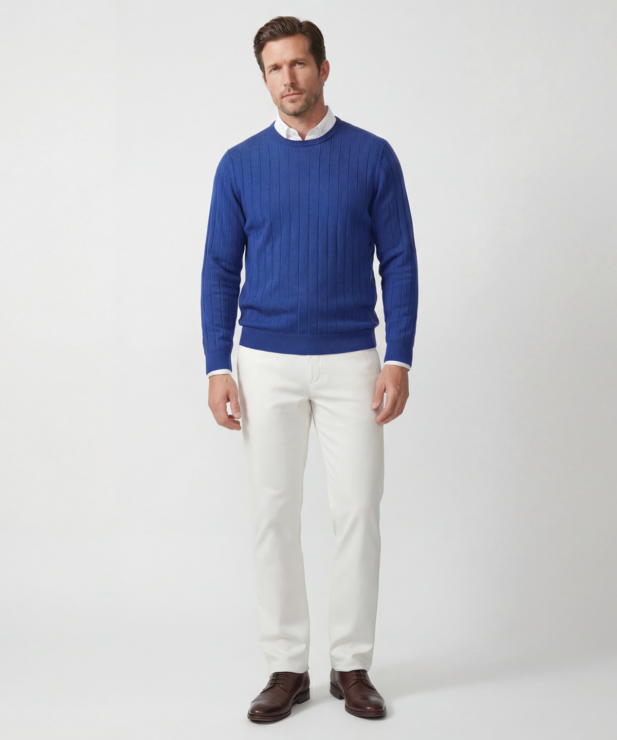 Signature Merino Crew Neck Pullover