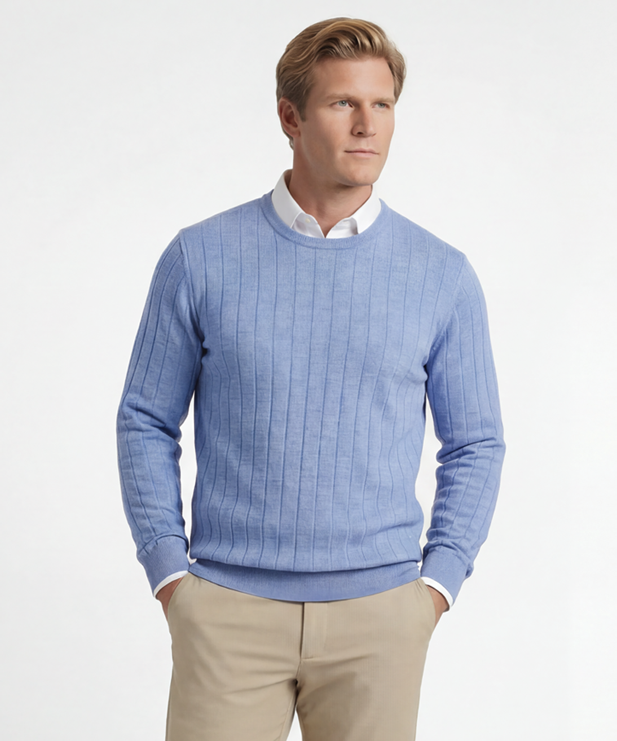 Signature Merino Crew Neck Pullover