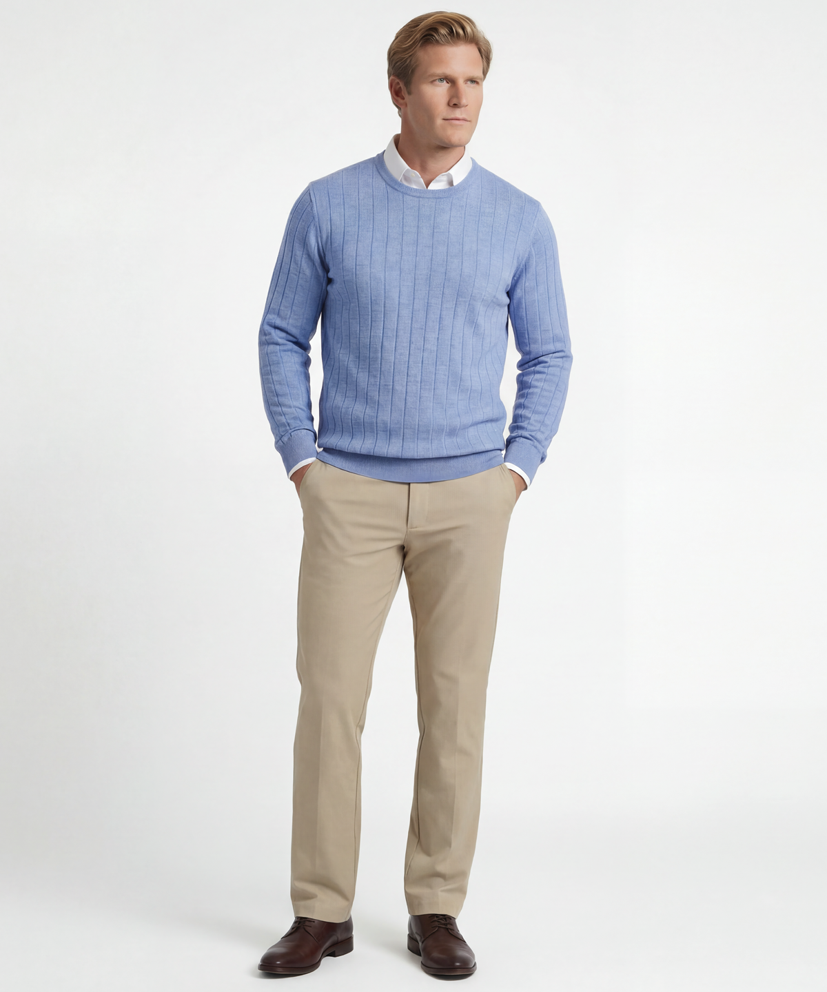 Signature Merino Crew Neck Pullover