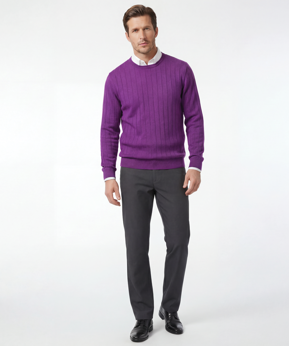 Signature Merino Crew Neck Pullover