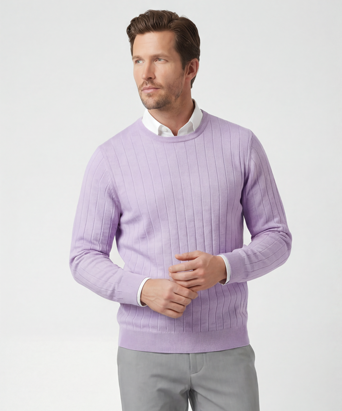 Signature Merino Crew Neck Pullover