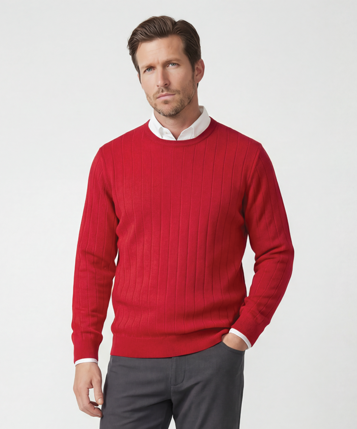 Signature Merino Crew Neck Pullover