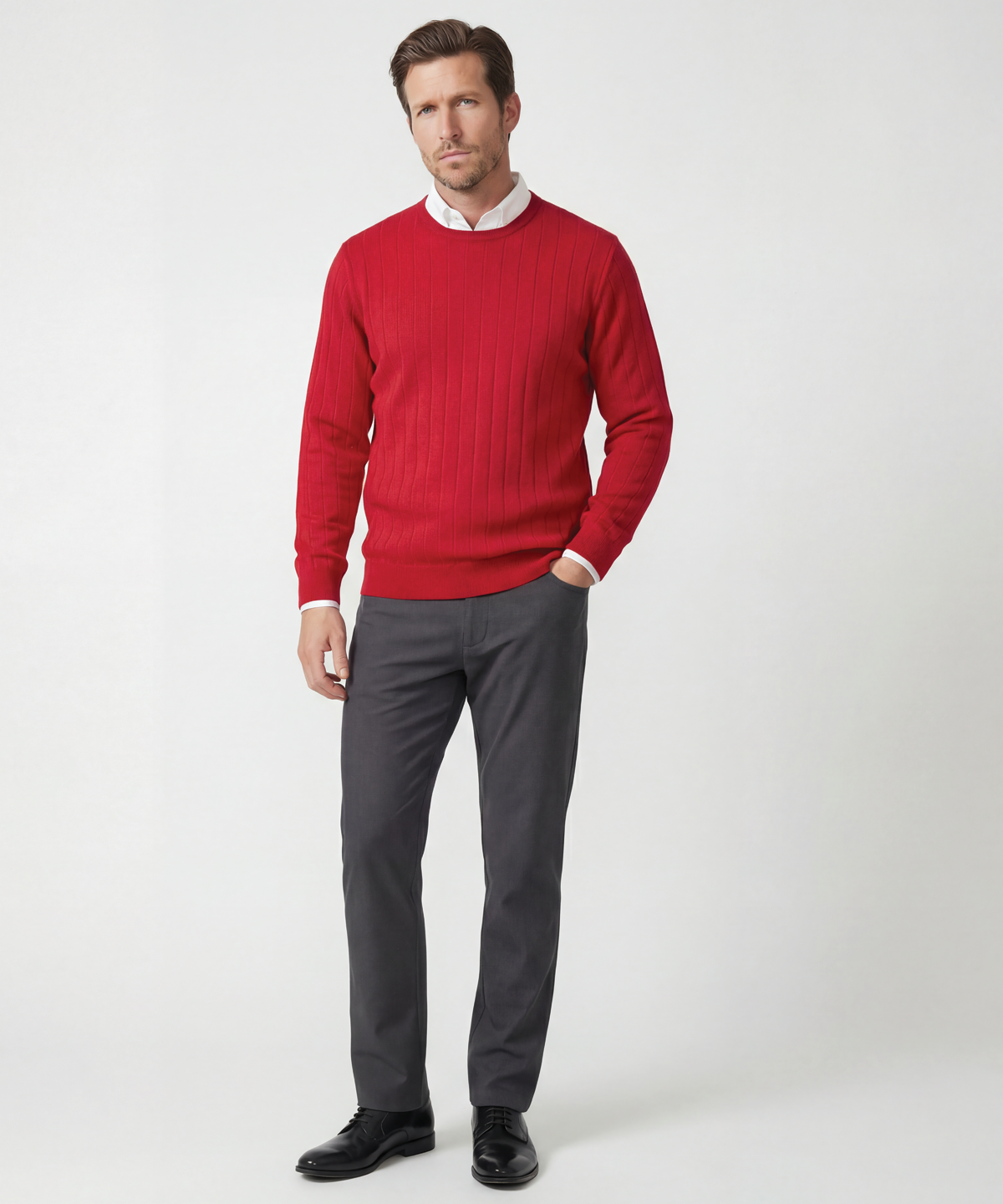 Signature Merino Crew Neck Pullover
