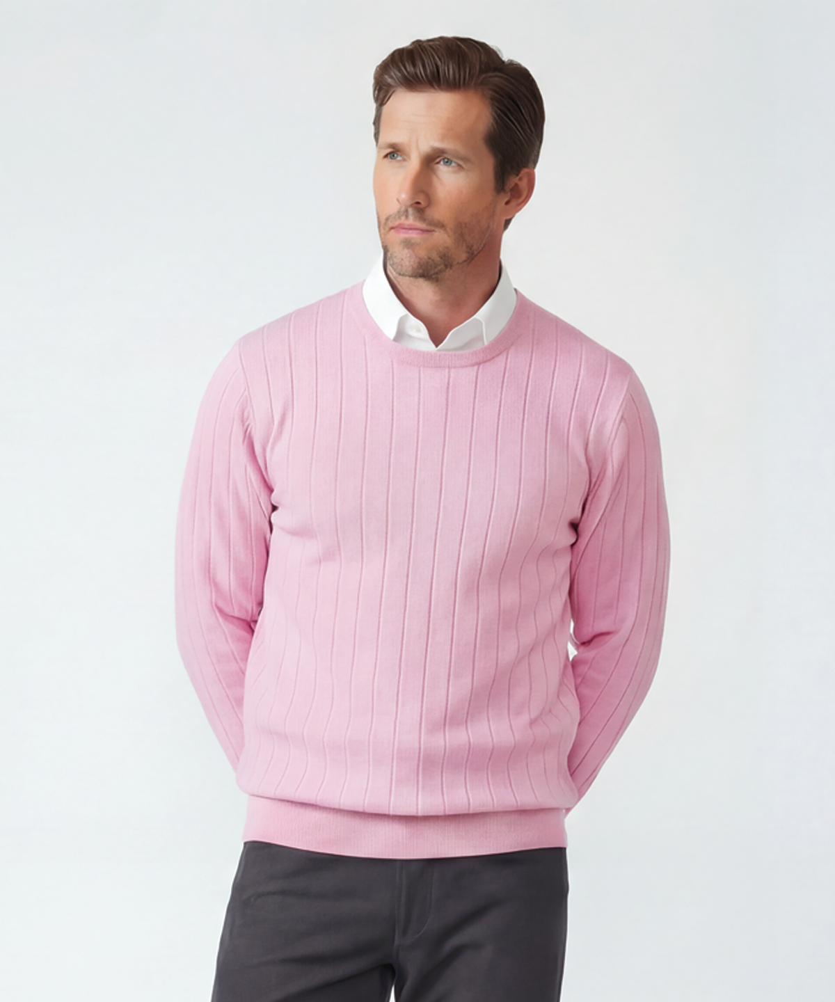 Signature Merino Crew Neck Pullover