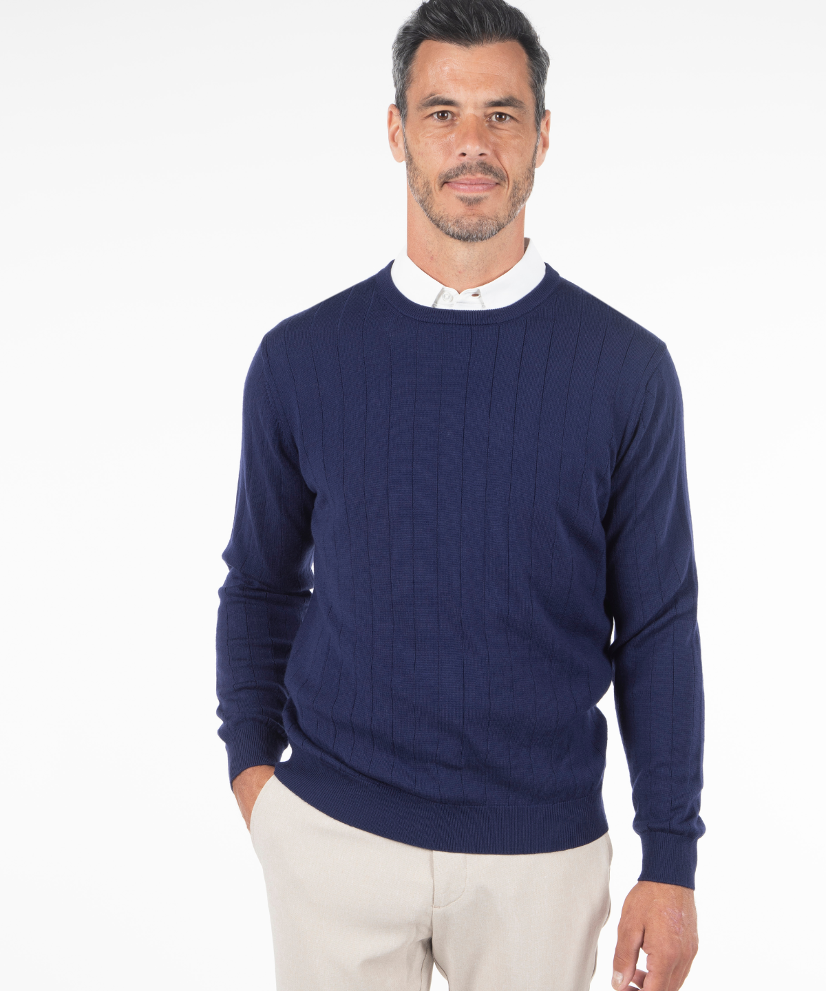 Signature Merino Crew Neck Pullover