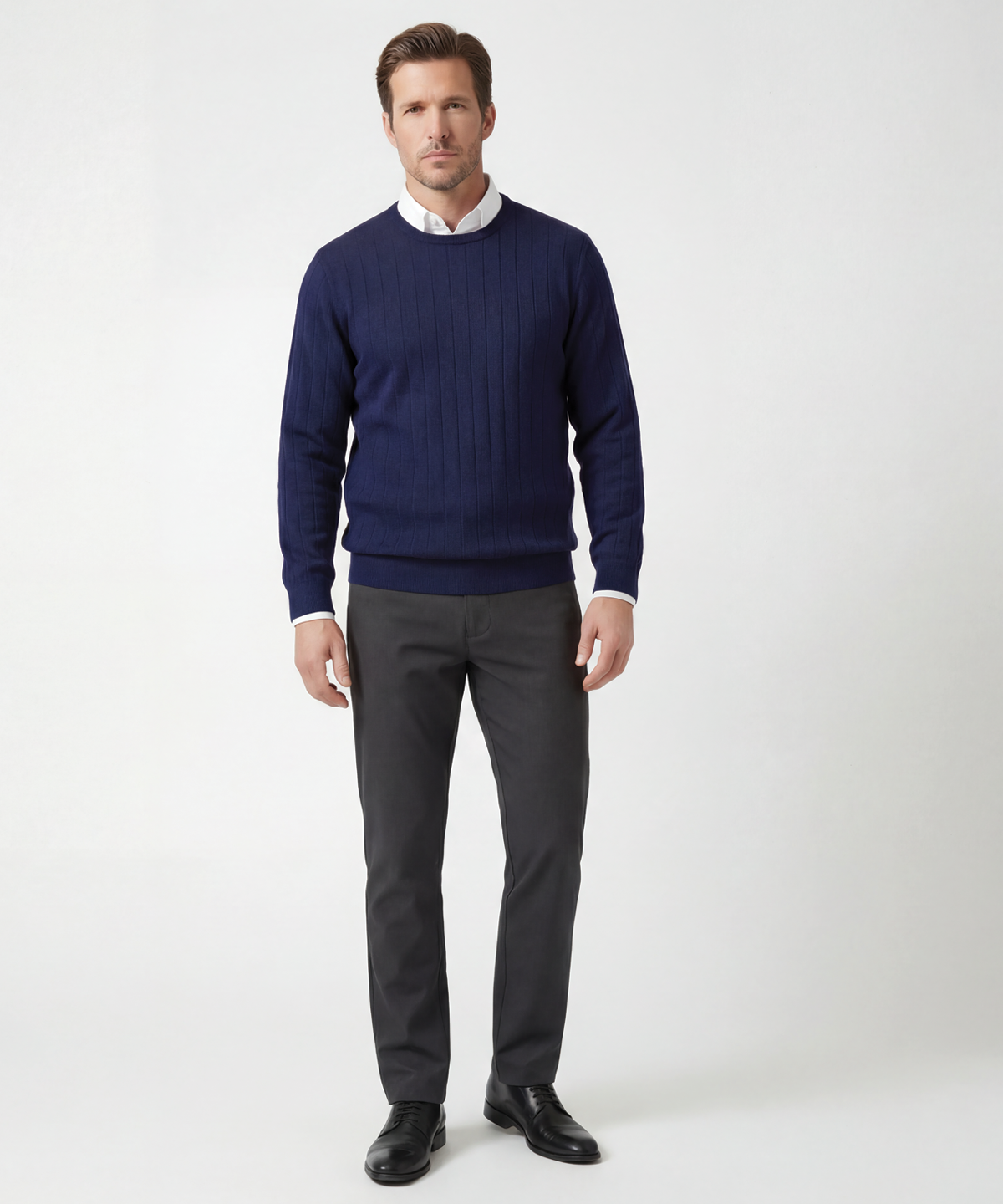 Signature Merino Crew Neck Pullover