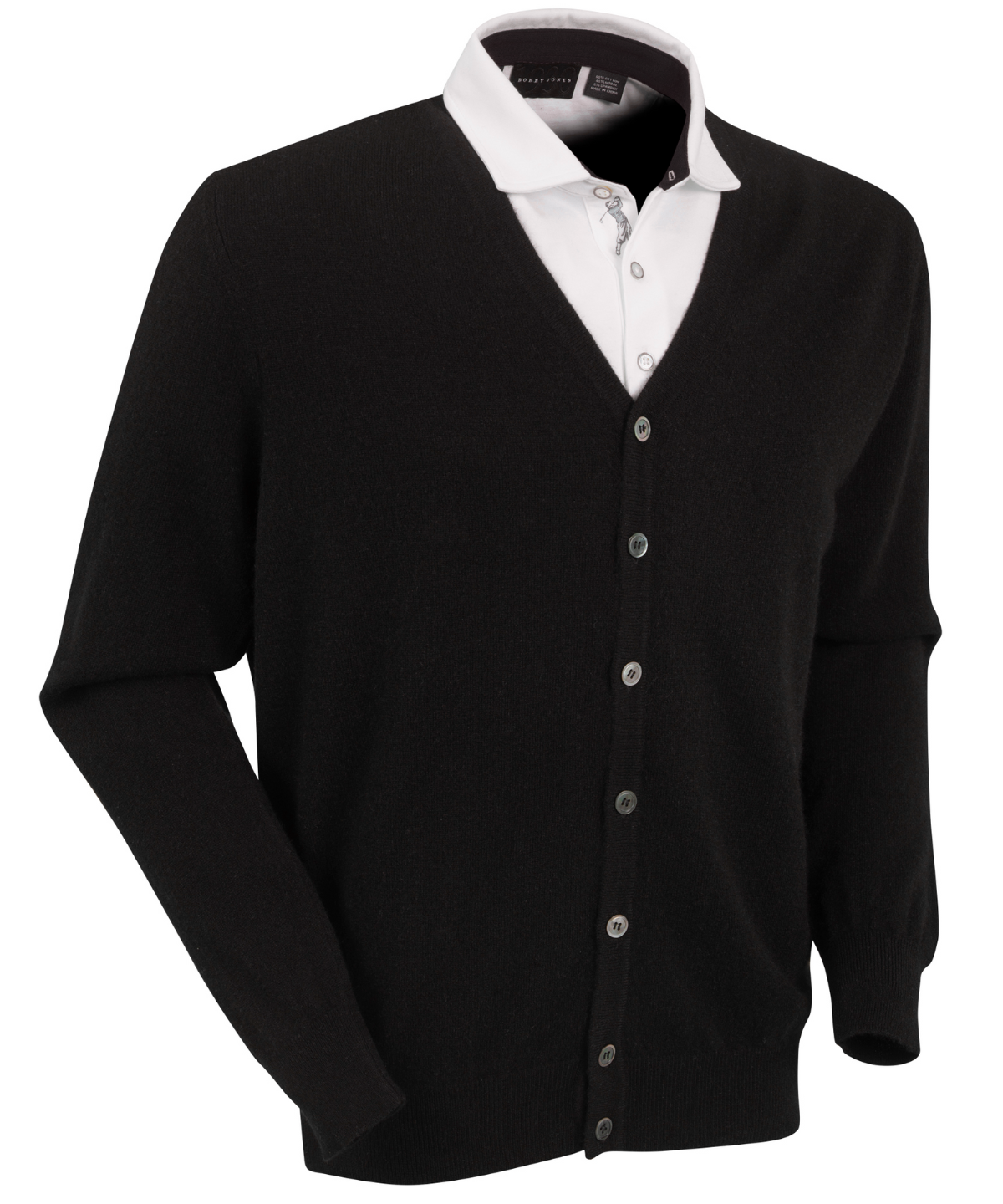 Heritage 100% Italian Cashmere Button-Front Cardigan Sweater