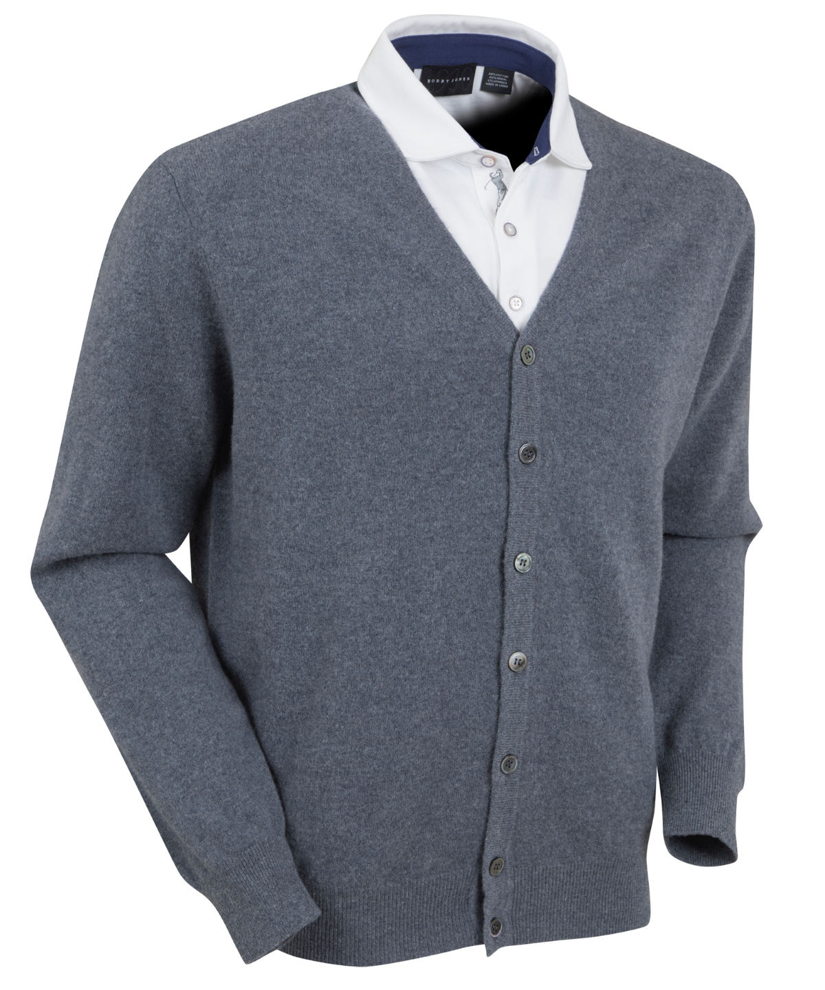 Heritage 100% Italian Cashmere Button-Front Cardigan Sweater