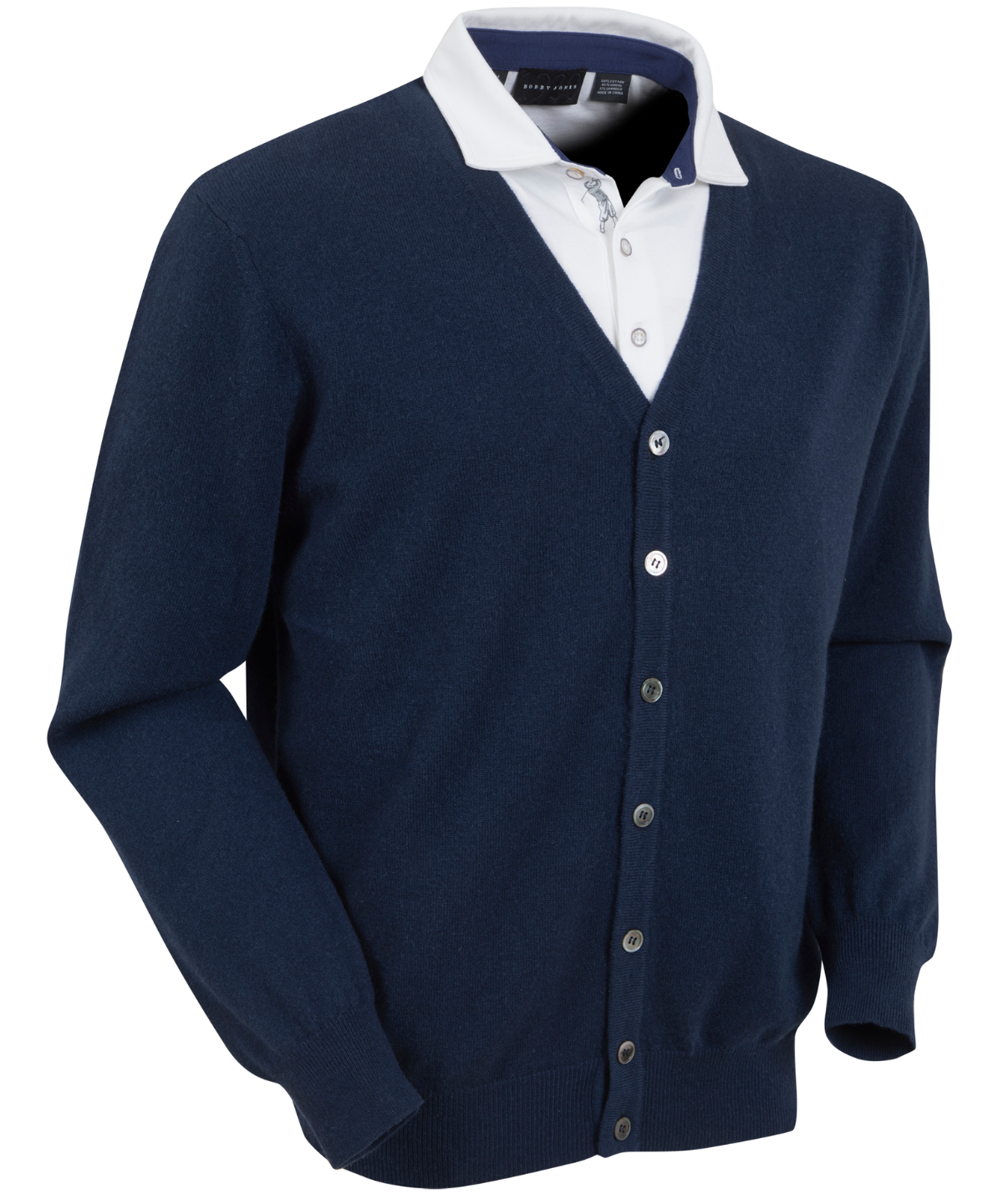 Heritage 100% Italian Cashmere Button-Front Cardigan Sweater