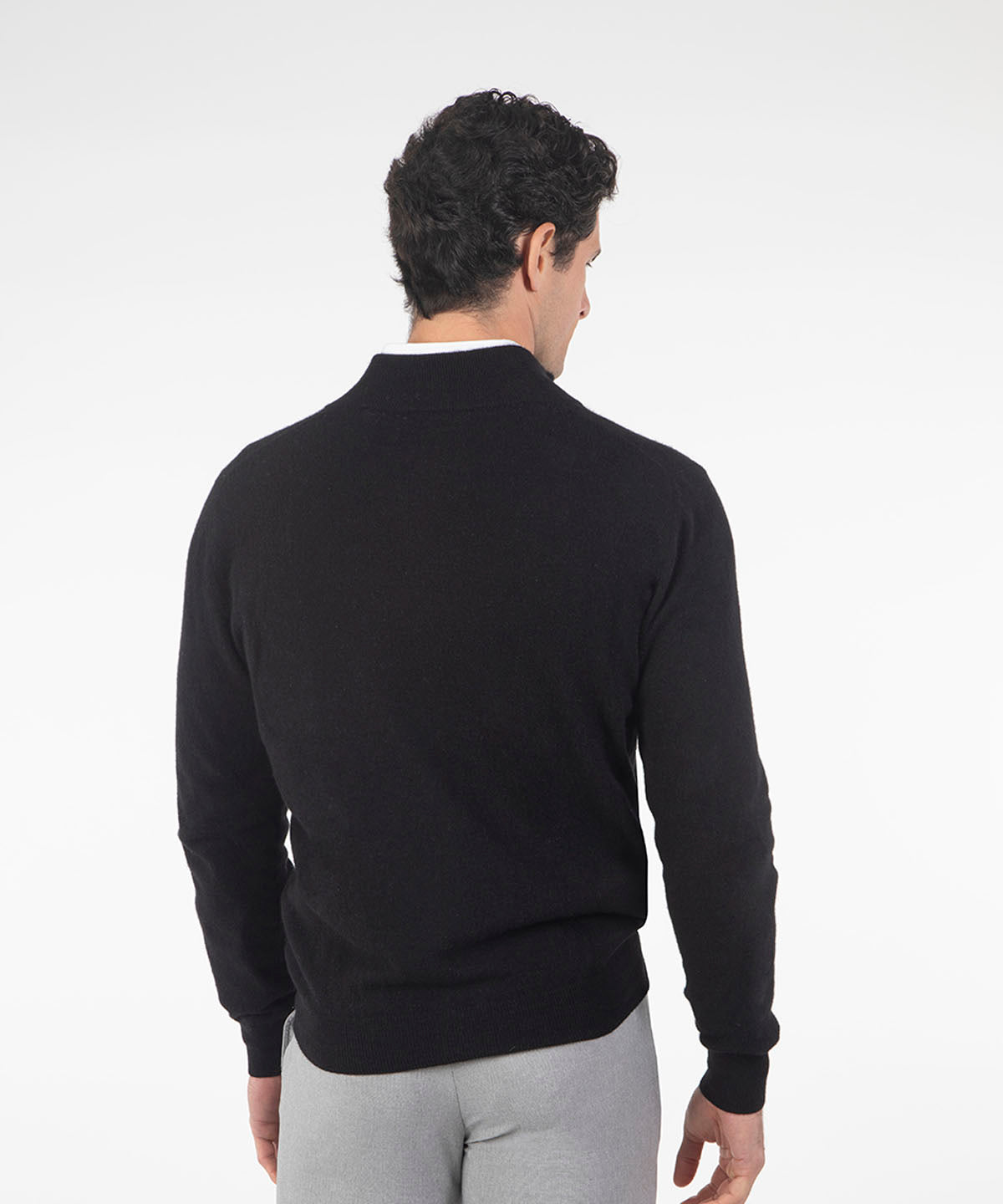 Heritage Italian Full-Zip Cashmere Cardigan Sweater