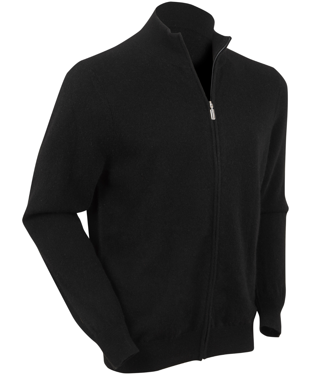Heritage Italian Full-Zip Cashmere Cardigan Sweater