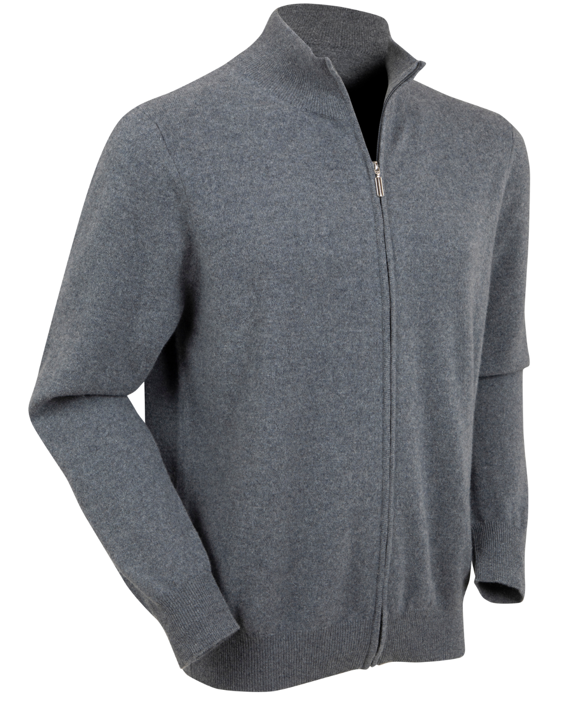 Heritage Italian Full-Zip Cashmere Cardigan Sweater
