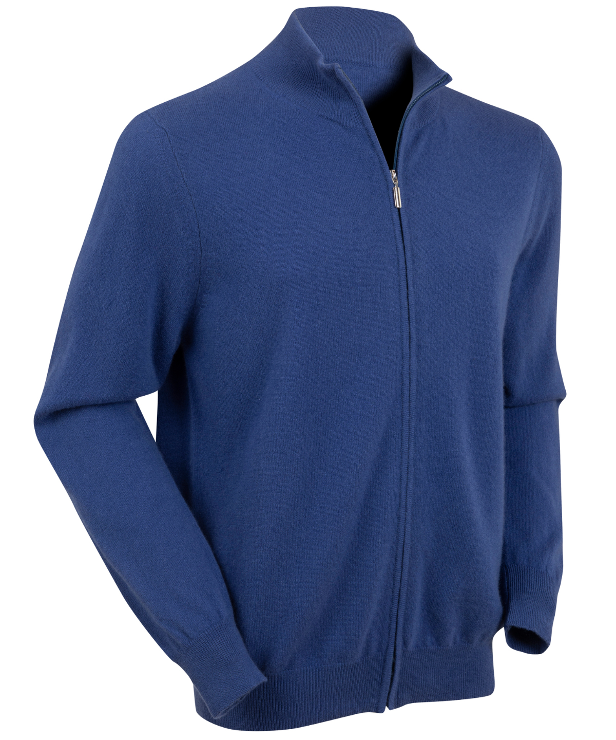 Heritage Italian Full-Zip Cashmere Cardigan Sweater