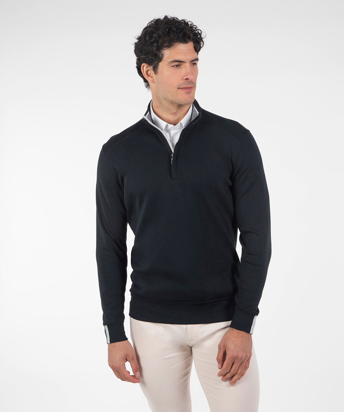 Signature Leaderboard Pima Cotton Quarter-Zip Pullover