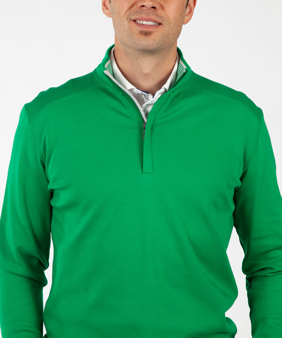 Signature Leaderboard Pima Cotton Quarter-Zip Pullover