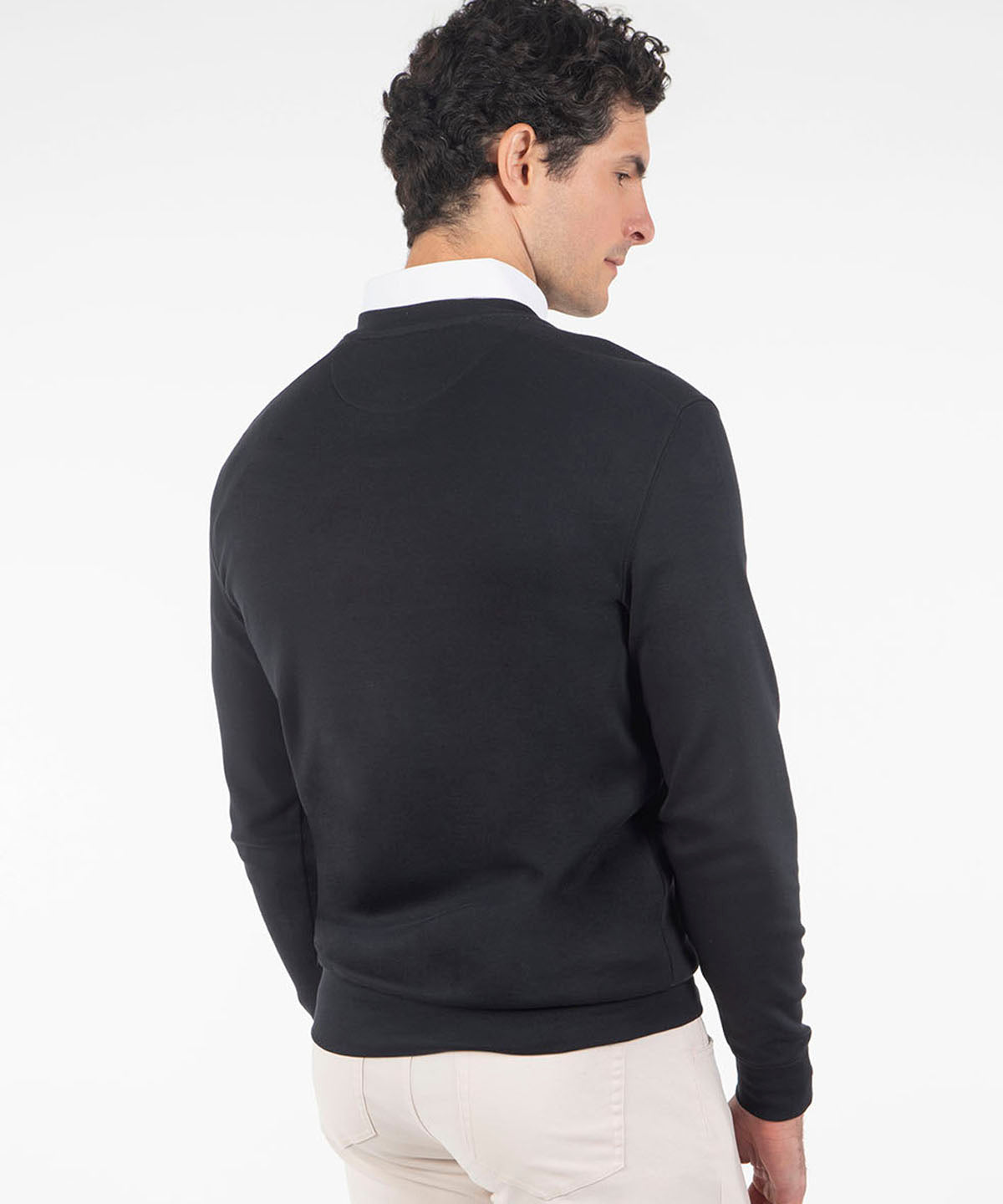 Signature Leaderboard Pima Cotton V-Neck Pullover