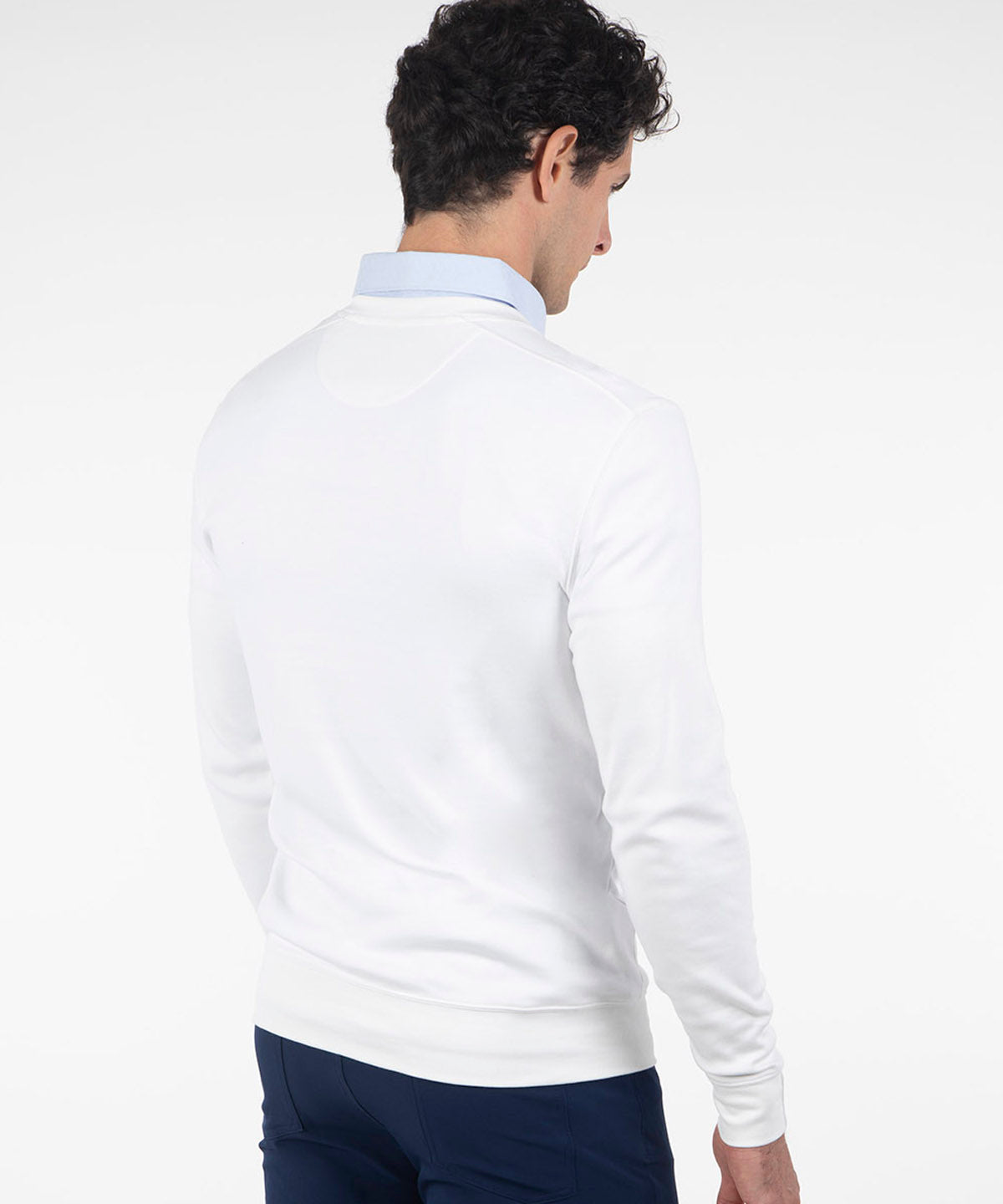 Signature Leaderboard Pima Cotton V-Neck Pullover