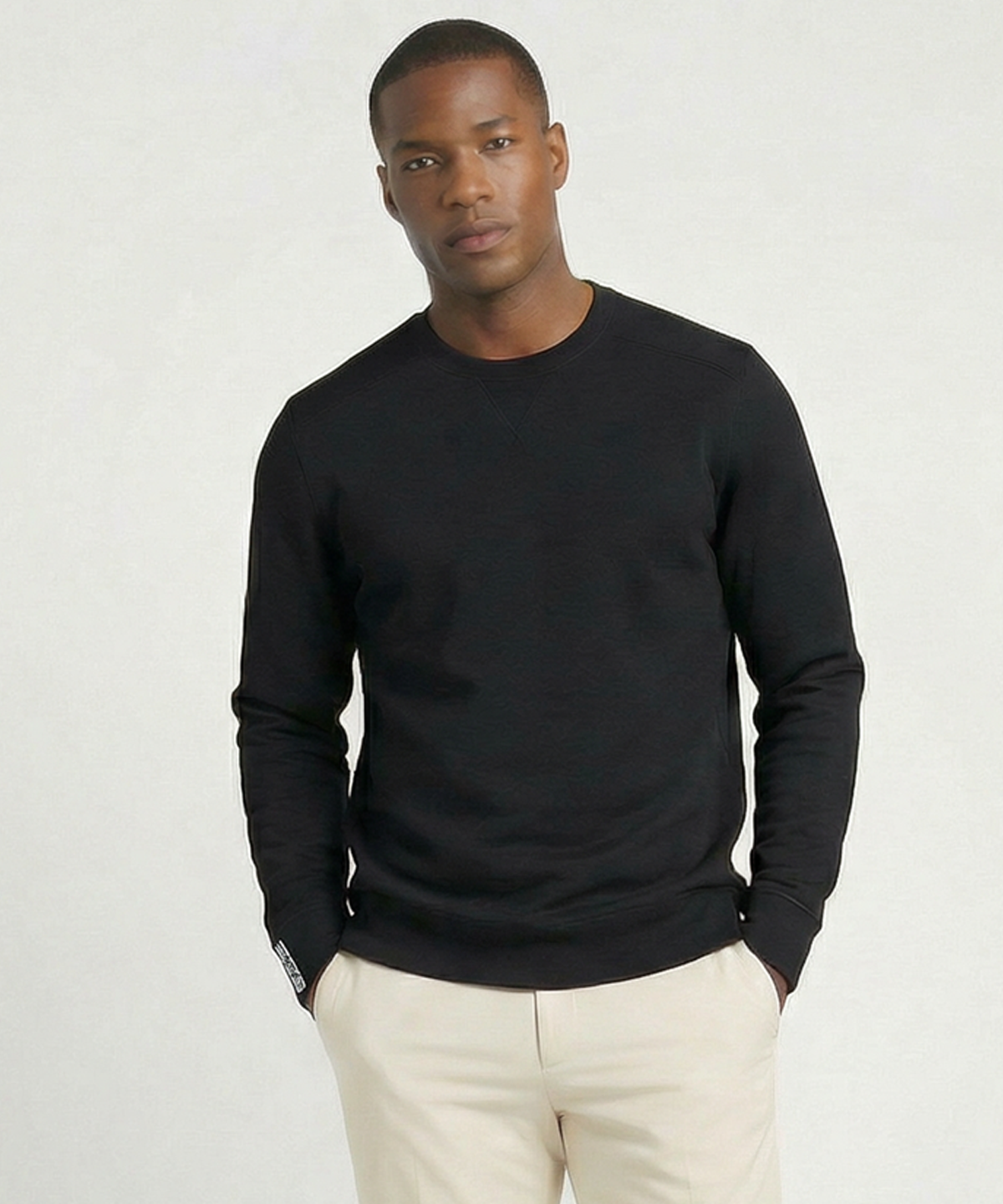 Signature Leaderboard Pima Cotton Crew Neck Pullover