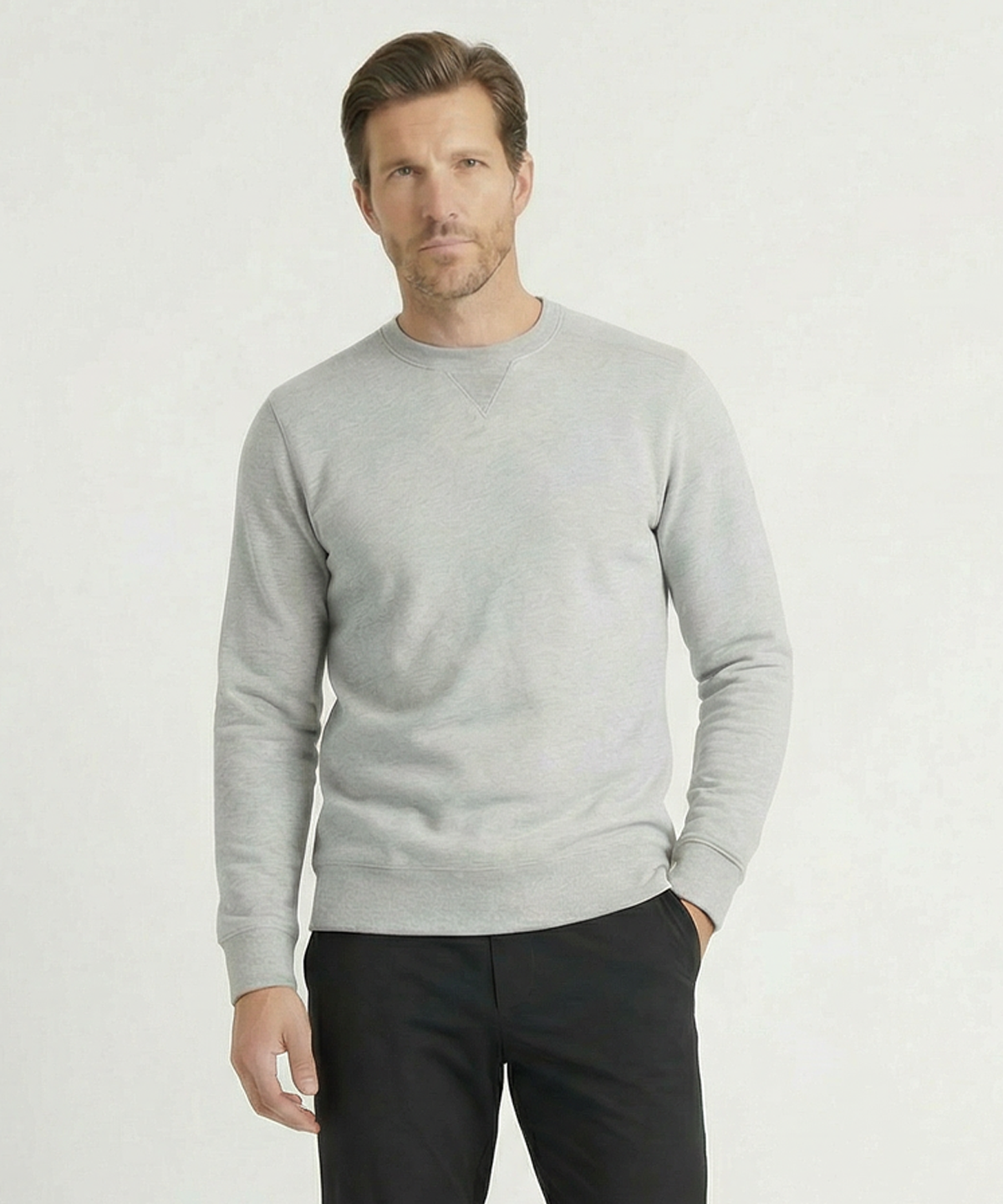 Signature Leaderboard Pima Cotton Crew Neck Pullover