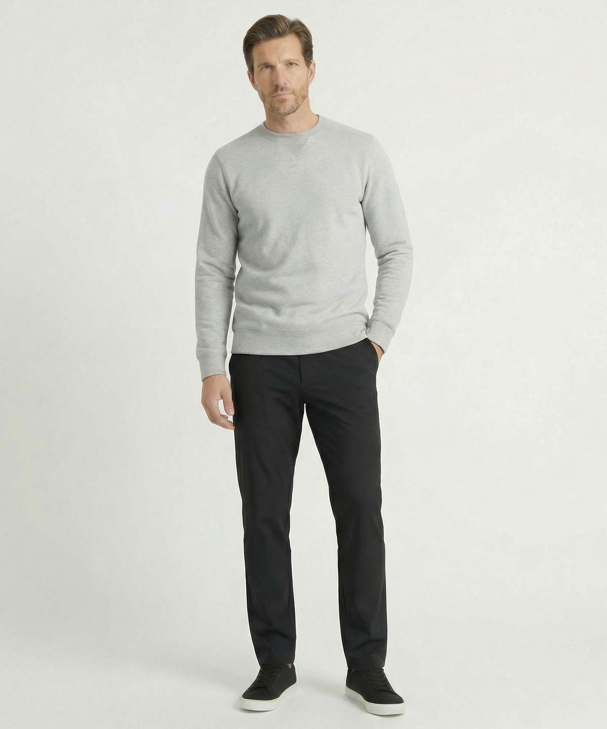 Signature Leaderboard Pima Cotton Crew Neck Pullover