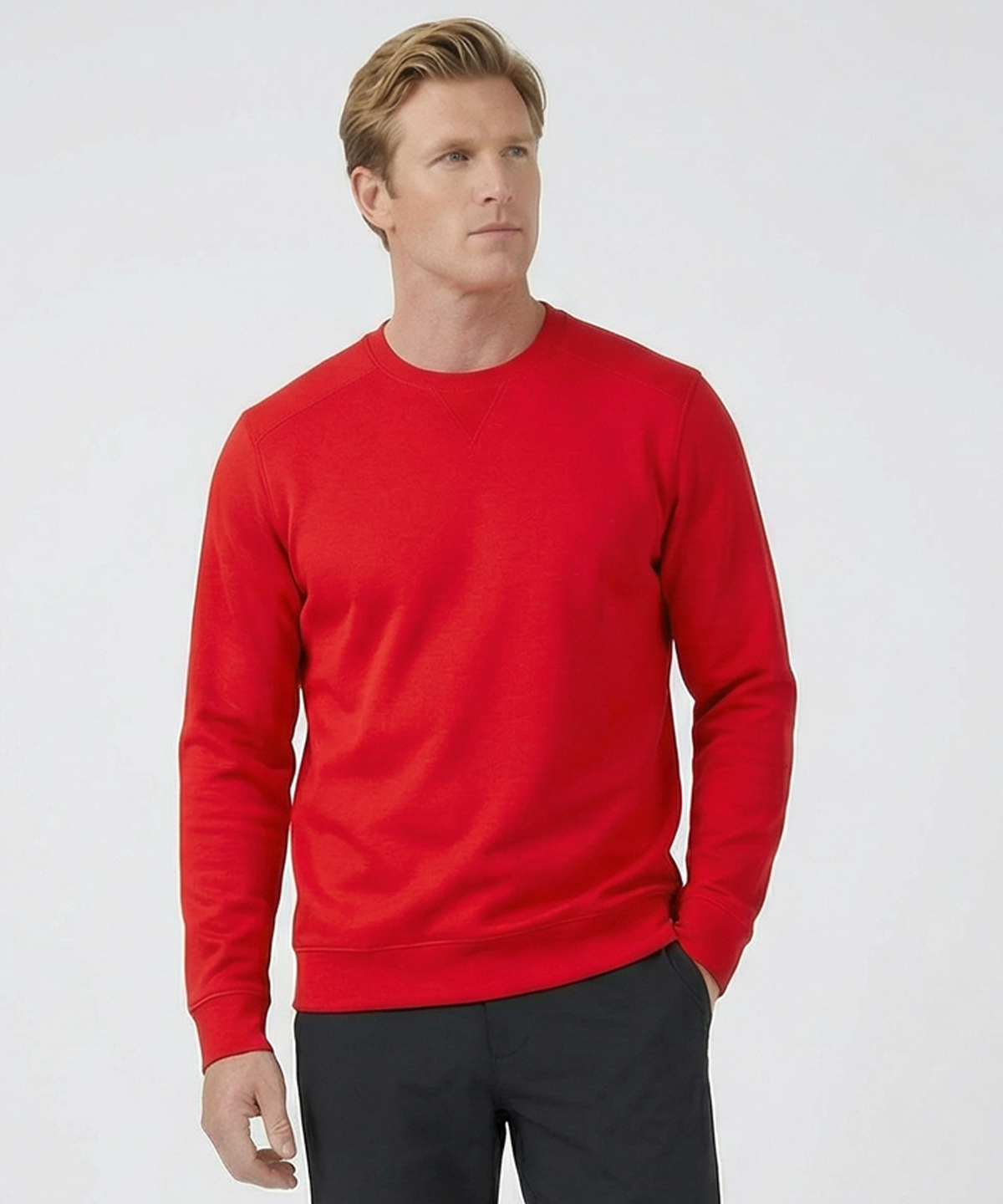Signature Leaderboard Pima Cotton Crew Neck Pullover