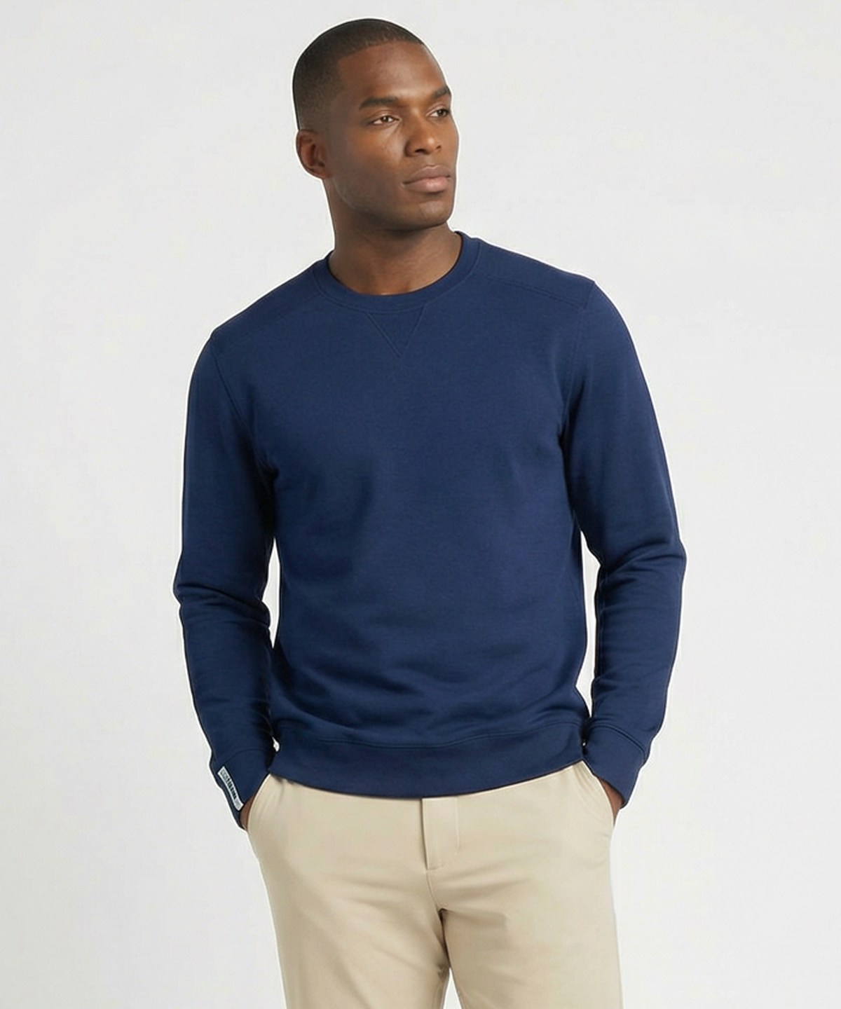 Signature Leaderboard Pima Cotton Crew Neck Pullover