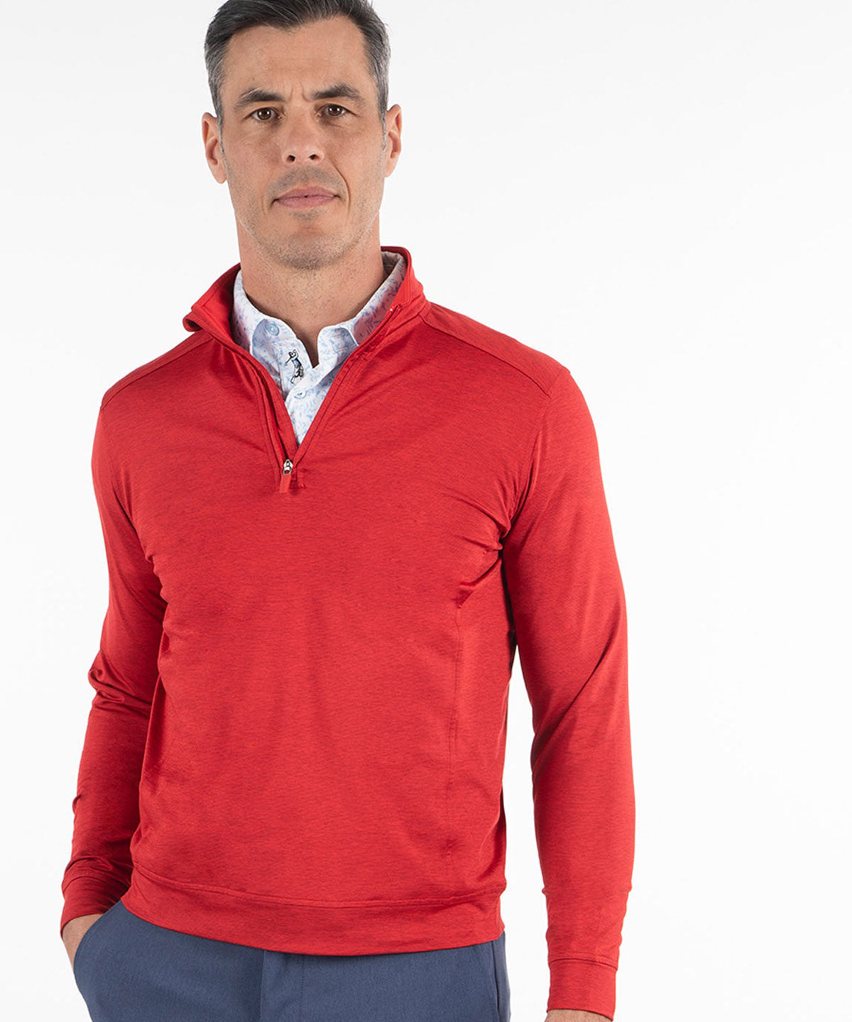 Performance Clubhouse Quarter-Zip Long-Sleeve Pullover