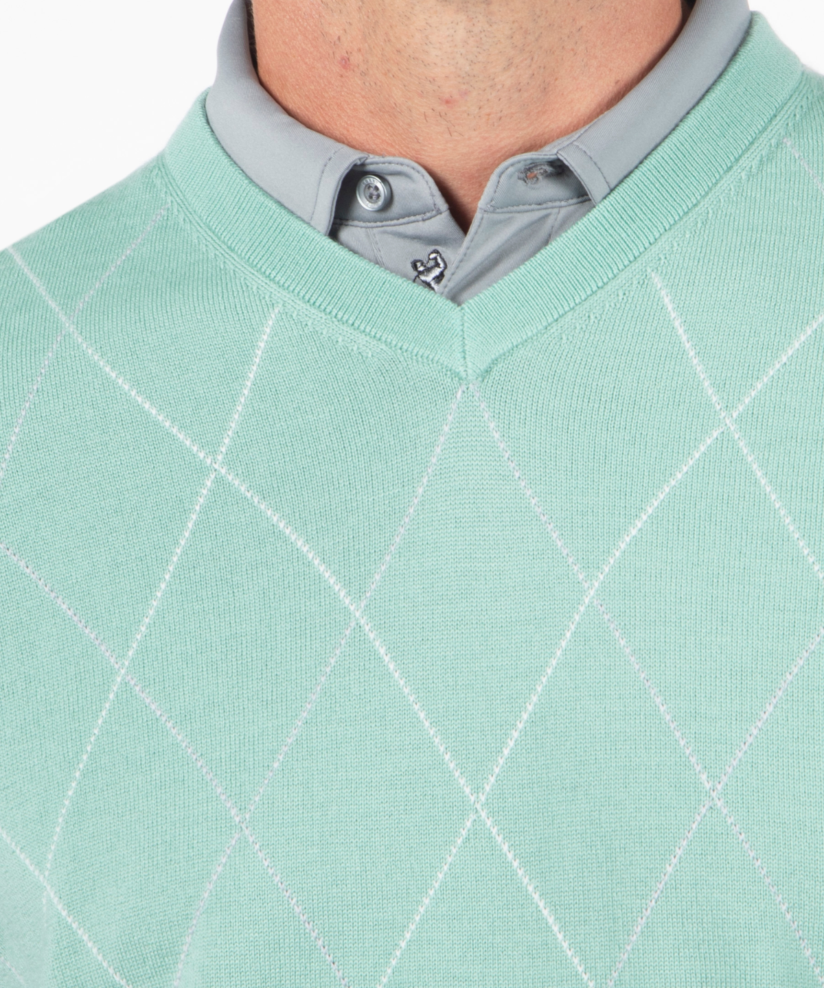 Signature Merino Argyle V-Neck Vest