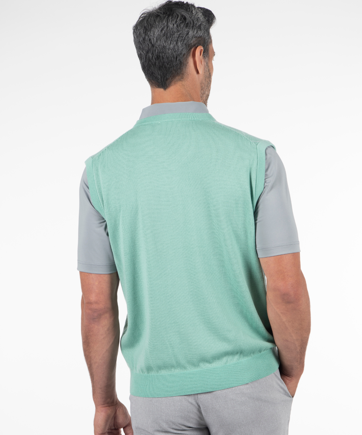 Signature Merino Argyle V-Neck Vest