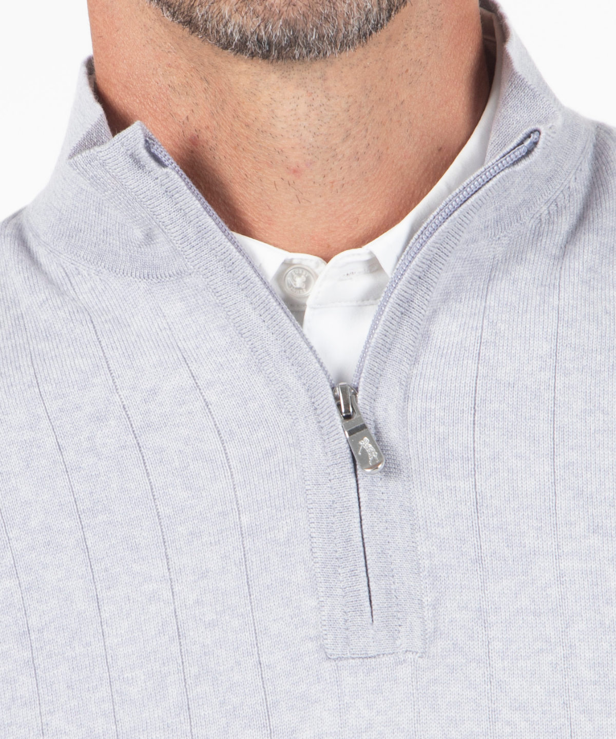 Signature Merino Quarter-Zip Mock Neck Vest