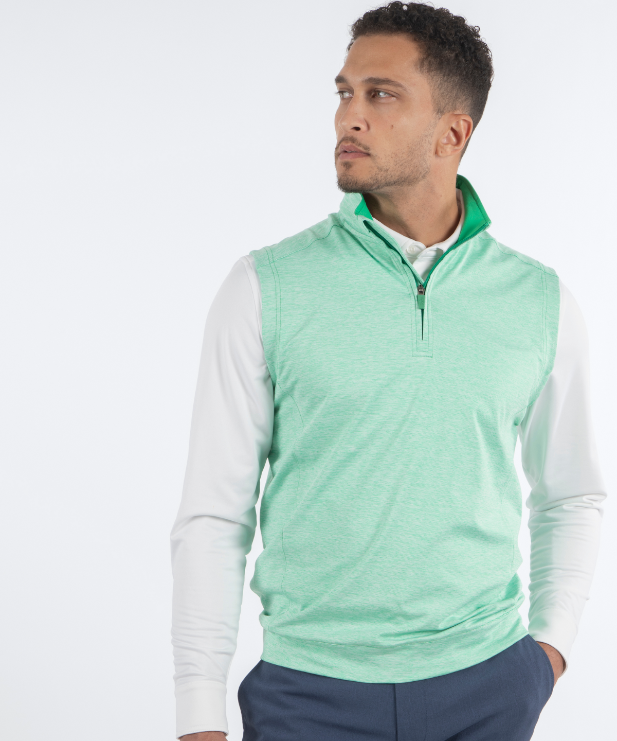 Performance Clubhouse Quarter-Zip Vest