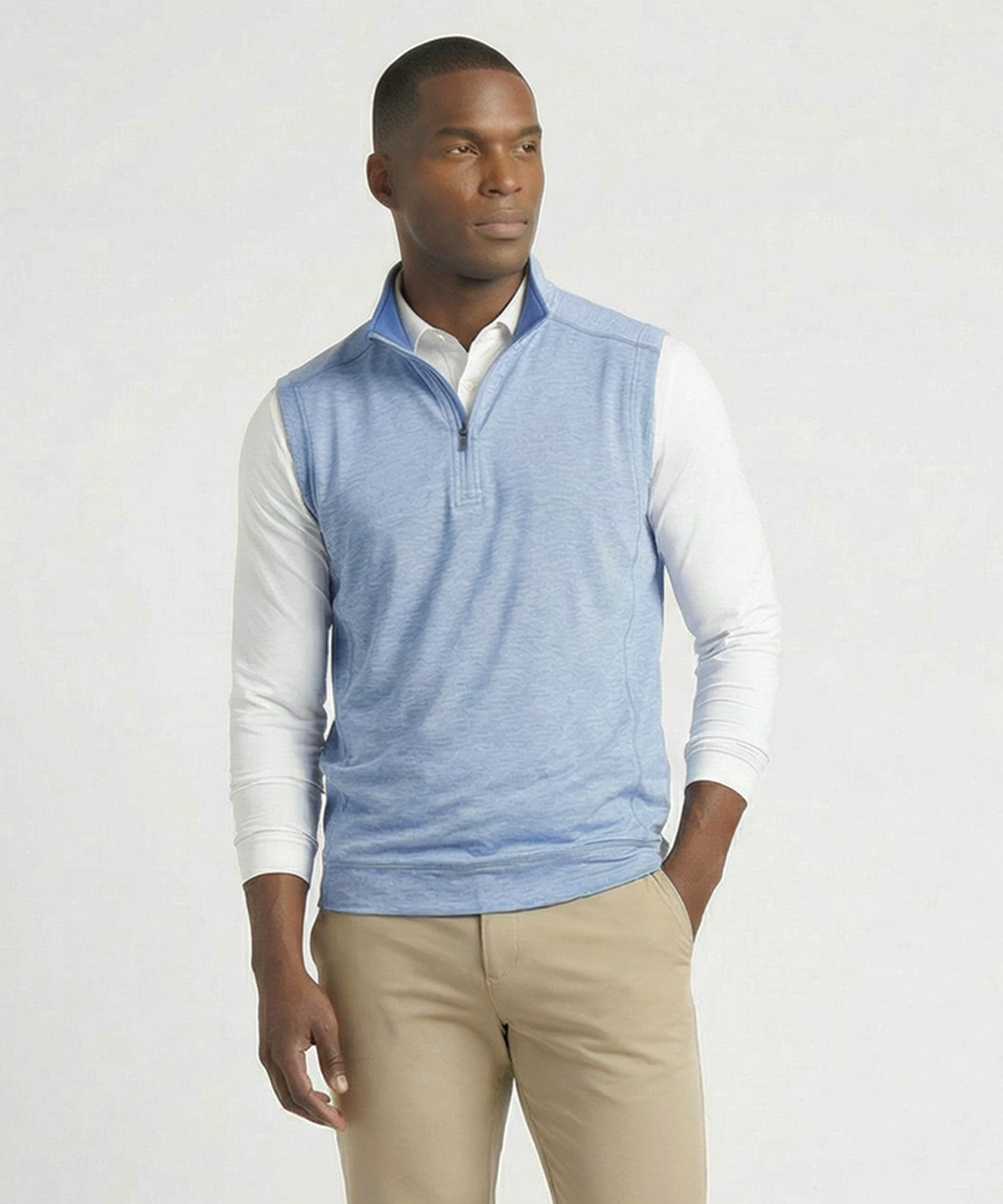 Performance Clubhouse Quarter-Zip Vest