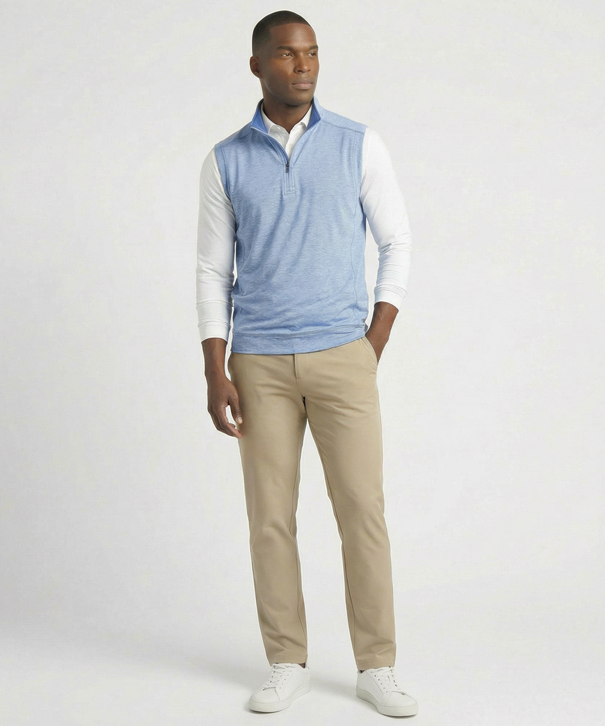 Performance Clubhouse Quarter-Zip Vest