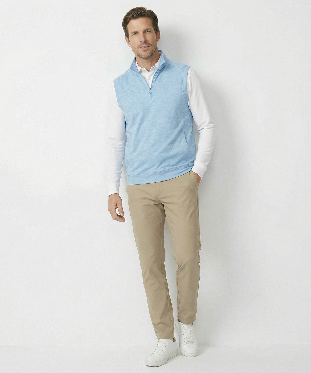 Performance Clubhouse Quarter-Zip Vest