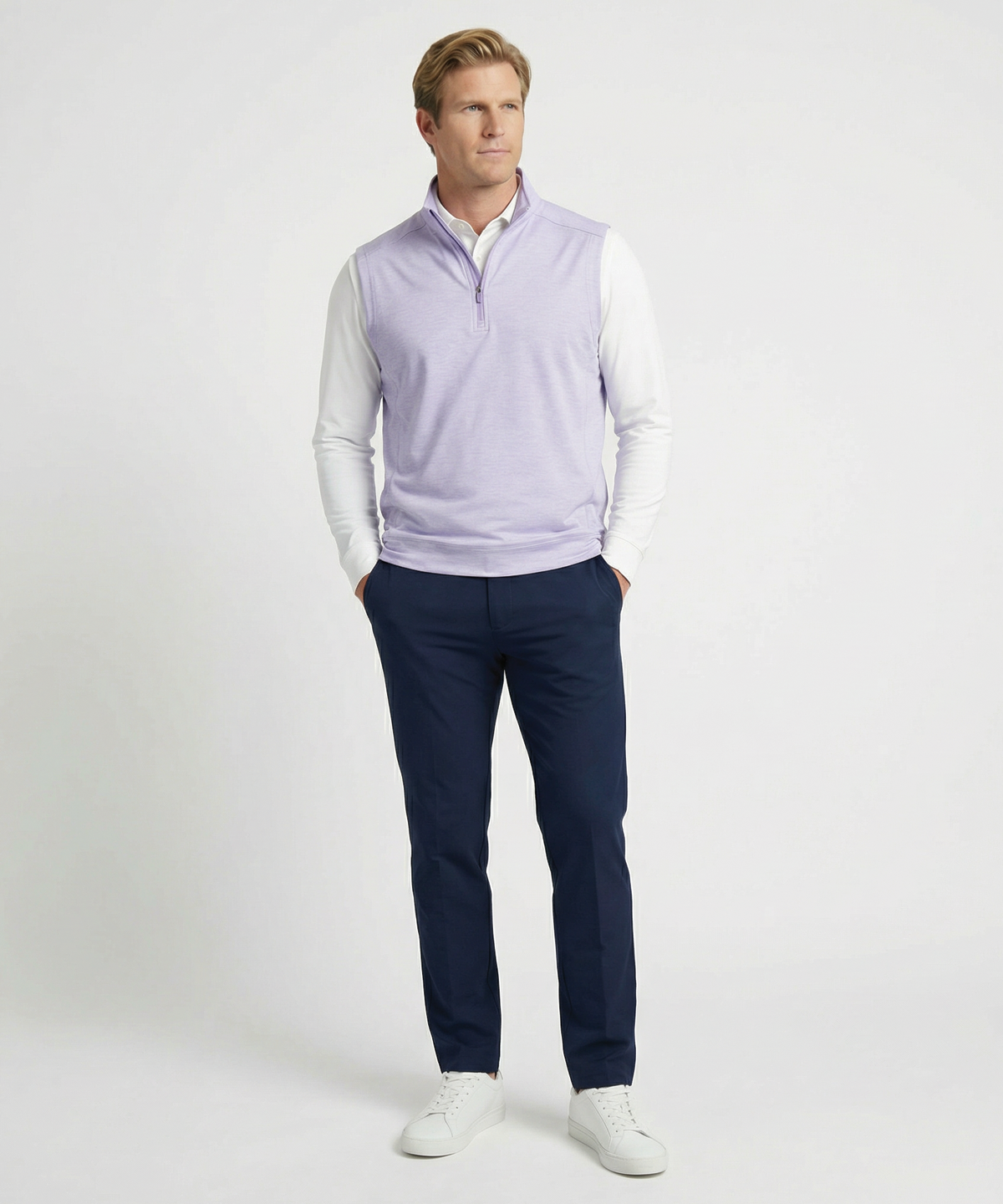 Performance Clubhouse Quarter-Zip Vest