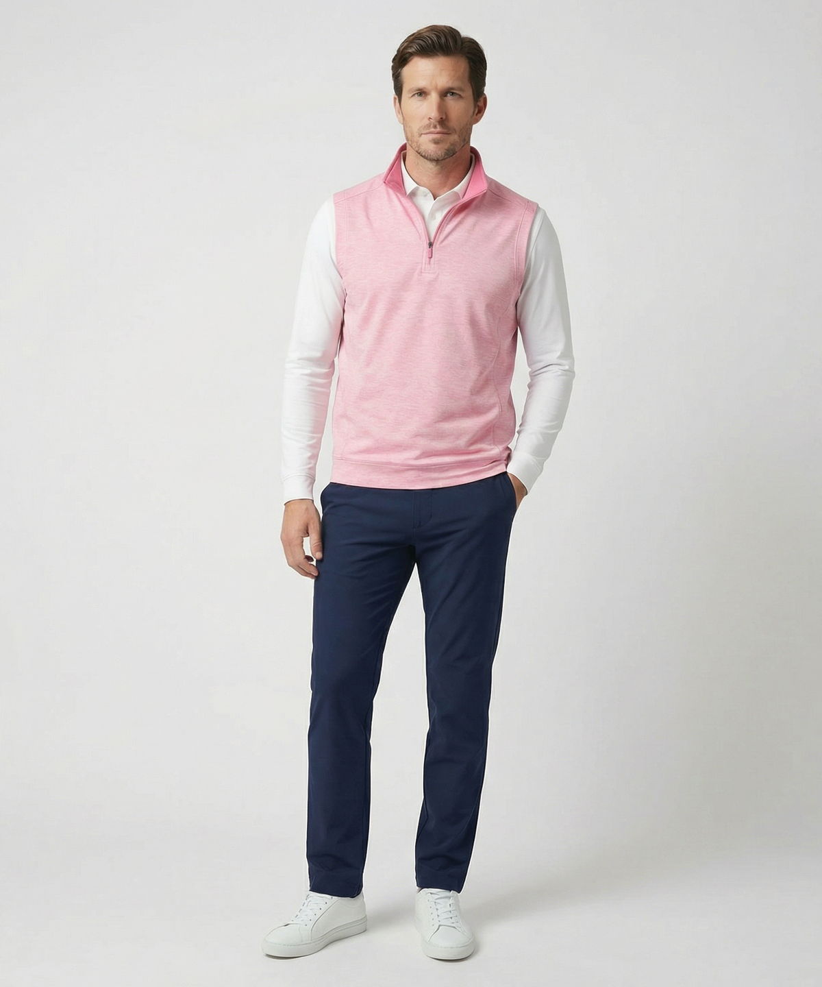 Performance Clubhouse Quarter-Zip Vest