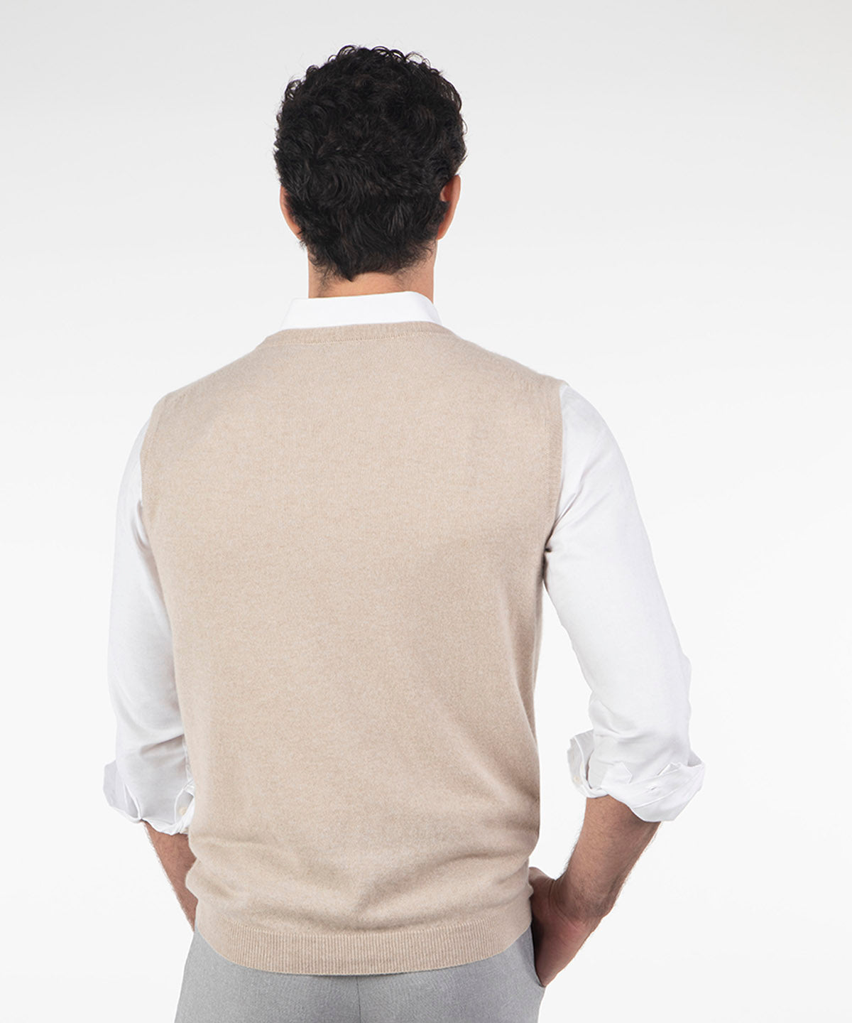 Heritage 100% Italian Cashmere Sweater Button Vest