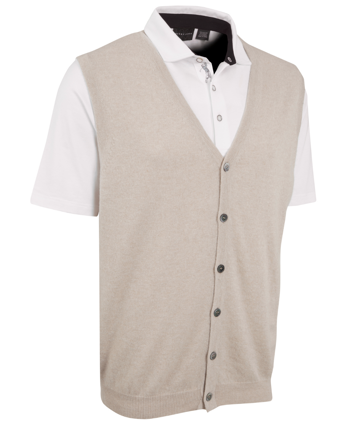 Heritage 100% Italian Cashmere Sweater Button Vest