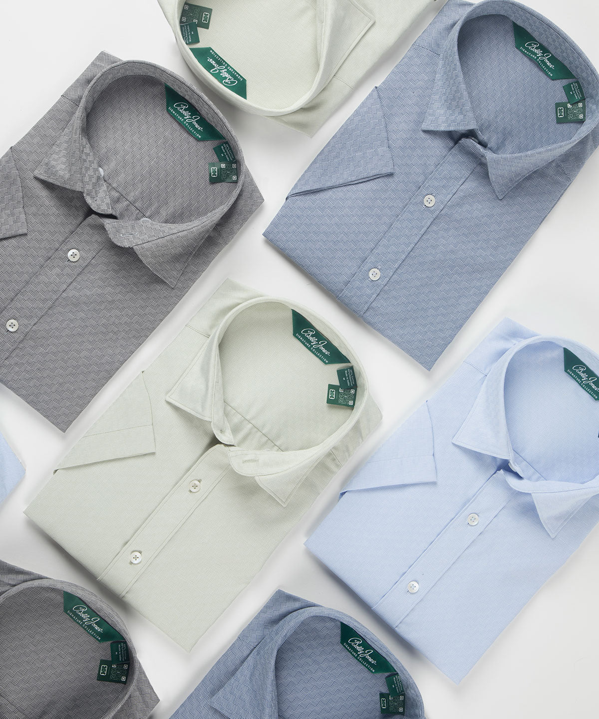 Signature Lexington Basketweave Print Wrinkle Resistant Short Sleeve Sport Shirt